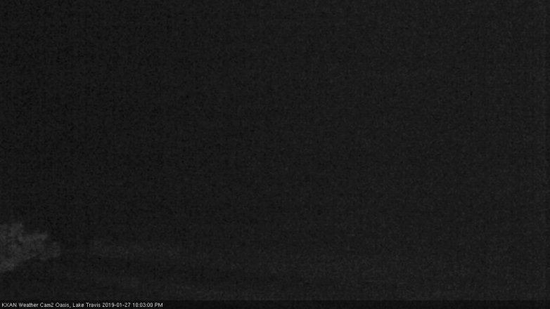 Lake Travis webcam, January 27, 2019 9:05 PM CT