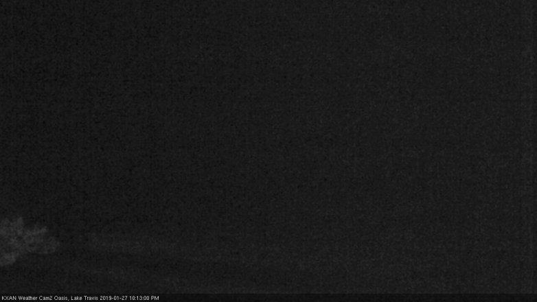 Lake Travis webcam, January 27, 2019 9:15 PM CT
