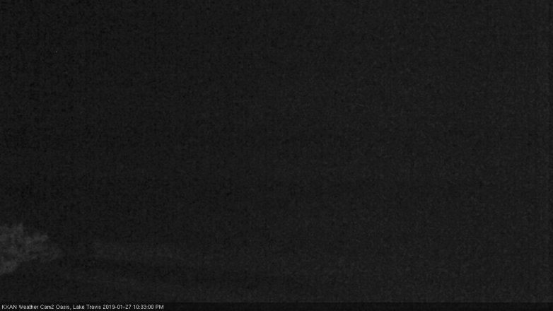 Lake Travis webcam, January 27, 2019 9:35 PM CT