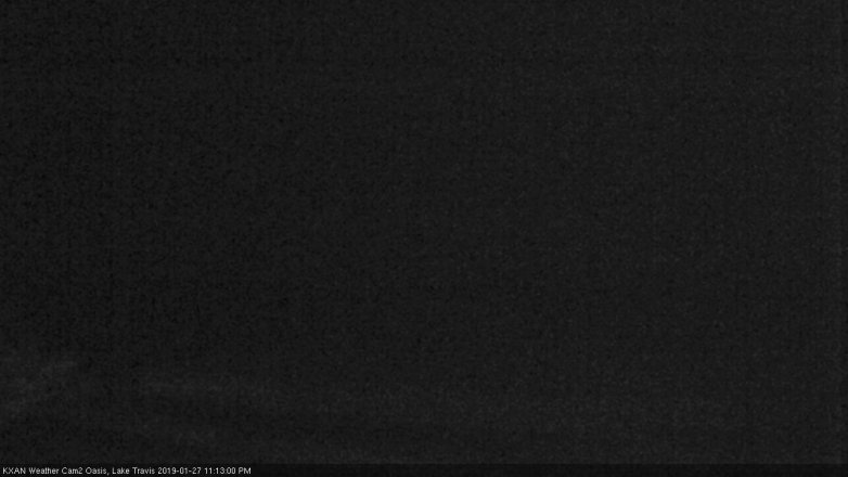 Lake Travis webcam, January 27, 2019 10:15 PM CT