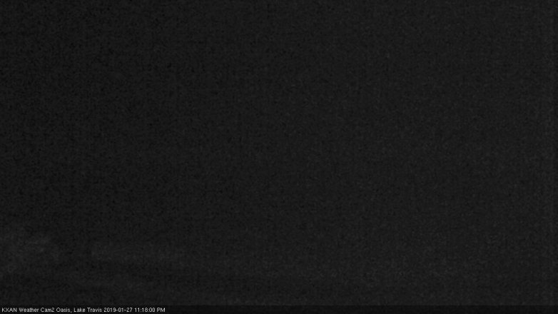 Lake Travis webcam, January 27, 2019 10:20 PM CT