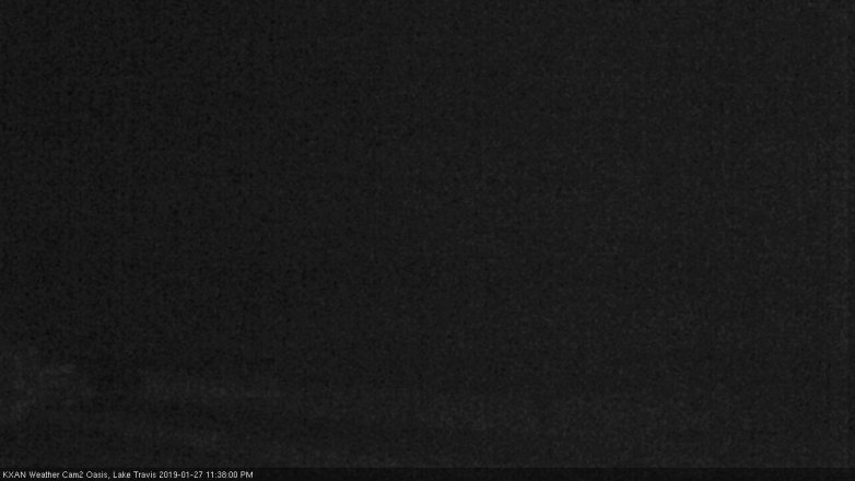 Lake Travis webcam, January 27, 2019 10:40 PM CT