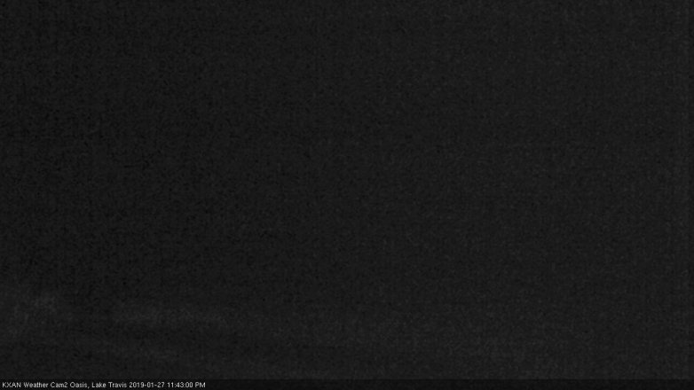 Lake Travis webcam, January 27, 2019 10:45 PM CT