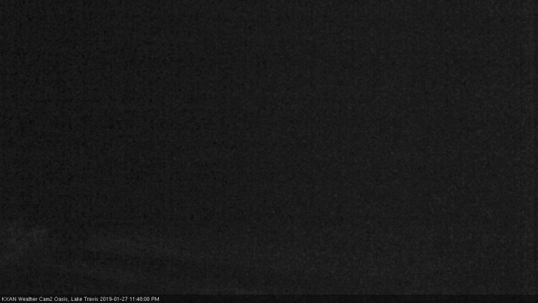 Lake Travis webcam, January 27, 2019 10:50 PM CT
