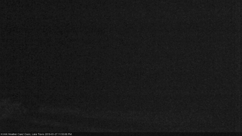 Lake Travis webcam, January 27, 2019 10:55 PM CT