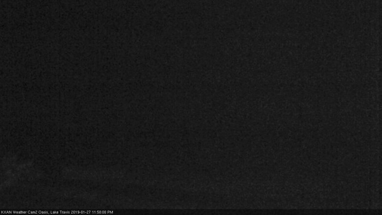 Lake Travis webcam, January 27, 2019 11:00 PM CT