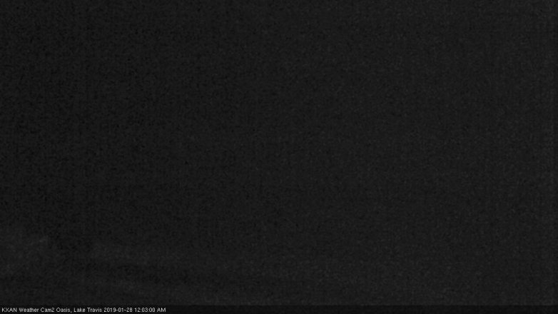 Lake Travis webcam, January 27, 2019 11:05 PM CT
