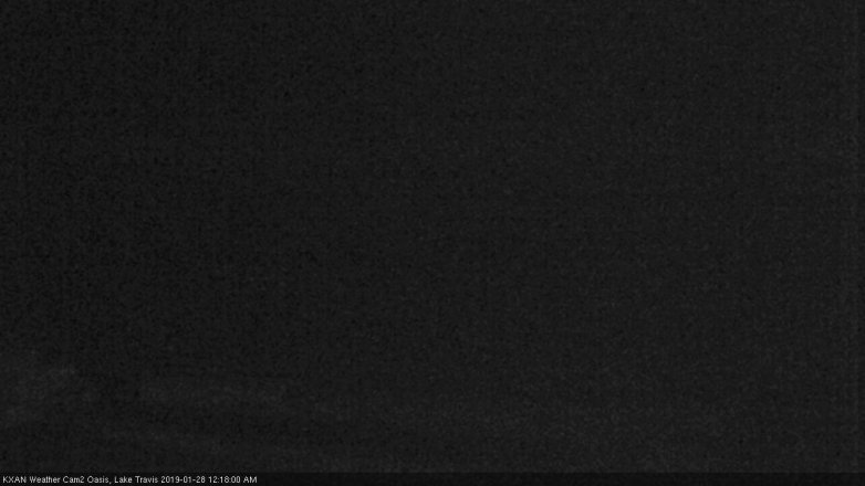 Lake Travis webcam, January 27, 2019 11:20 PM CT
