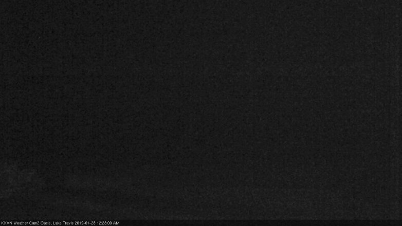 Lake Travis webcam, January 27, 2019 11:25 PM CT