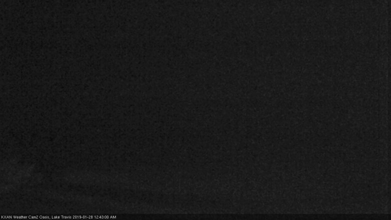 Lake Travis webcam, January 27, 2019 11:45 PM CT