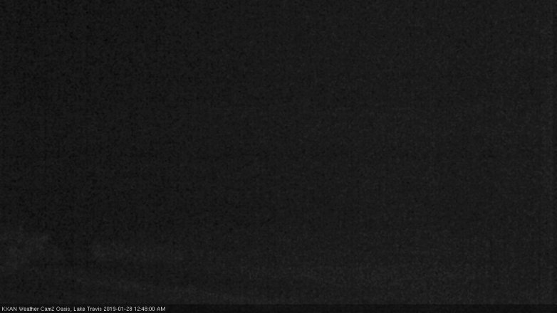 Lake Travis webcam, January 27, 2019 11:50 PM CT