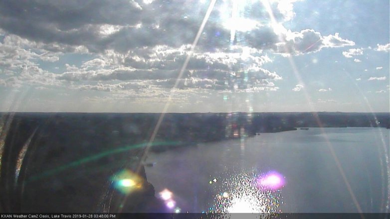 Lake Travis webcam, January 28, 2019 2:50 PM CT