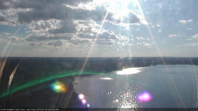 Lake Travis webcam, January 28, 2019 2:55 PM CT