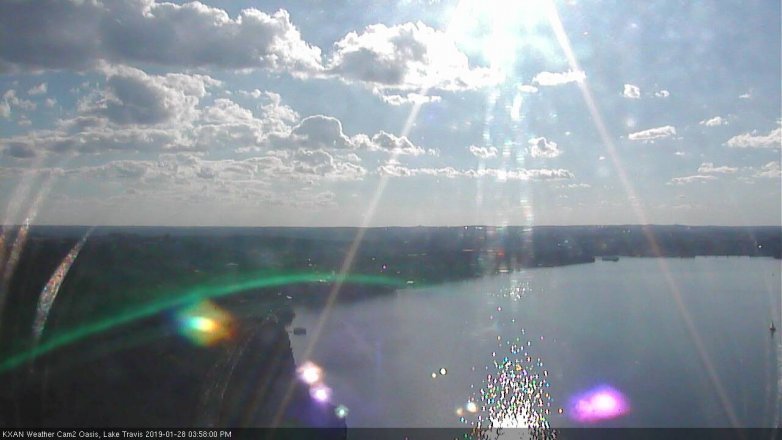 Lake Travis webcam, January 28, 2019 3:00 PM CT