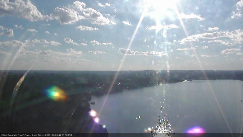 Lake Travis webcam, January 28, 2019 3:05 PM CT