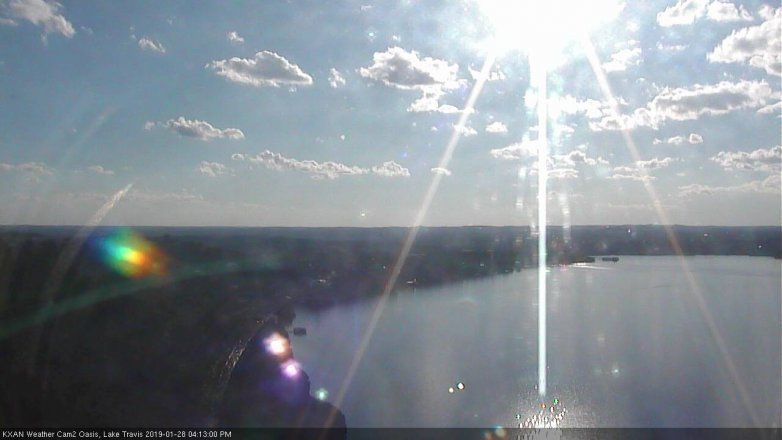 Lake Travis webcam, January 28, 2019 3:15 PM CT