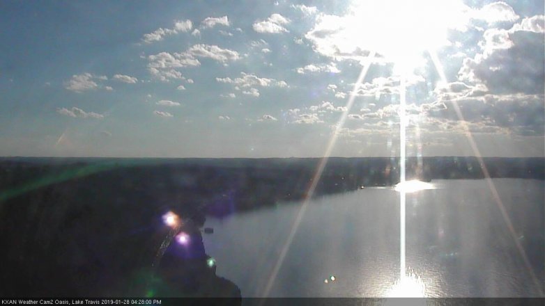 Lake Travis webcam, January 28, 2019 3:30 PM CT