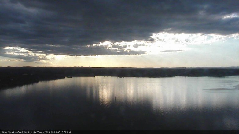 Lake Travis webcam, January 28, 2019 4:15 PM CT