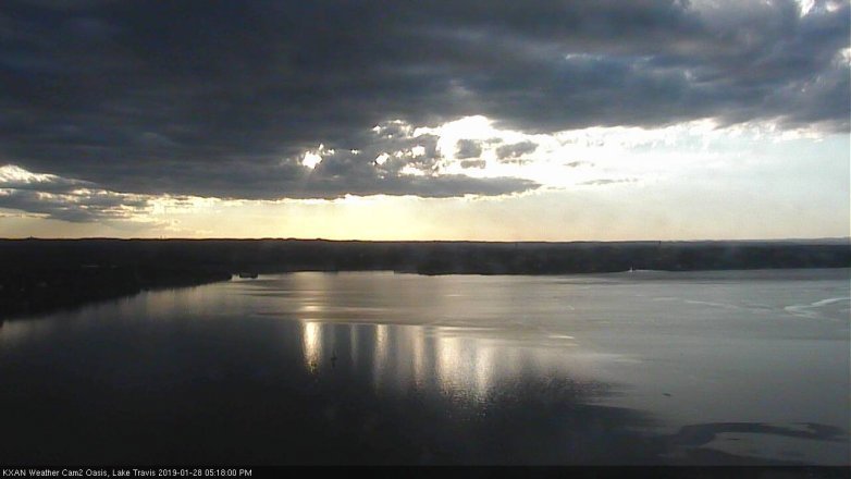 Lake Travis webcam, January 28, 2019 4:20 PM CT