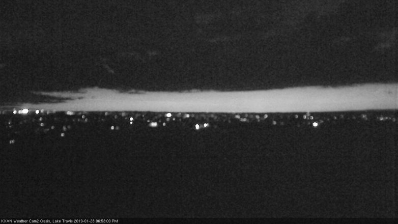 Lake Travis webcam, January 28, 2019 5:55 PM CT