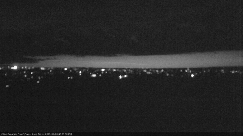 Lake Travis webcam, January 28, 2019 6:00 PM CT