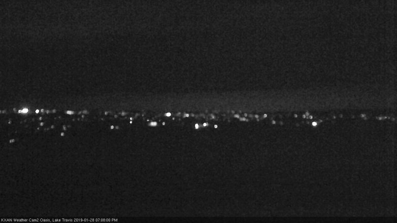 Lake Travis webcam, January 28, 2019 6:10 PM CT