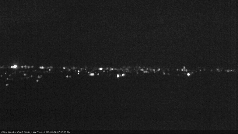 Lake Travis webcam, January 28, 2019 6:35 PM CT