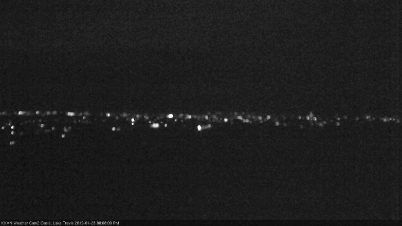 Lake Travis webcam, January 28, 2019 7:10 PM CT