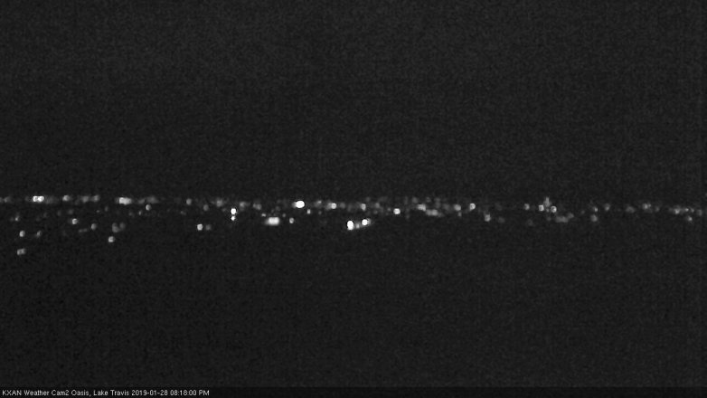 Lake Travis webcam, January 28, 2019 7:20 PM CT