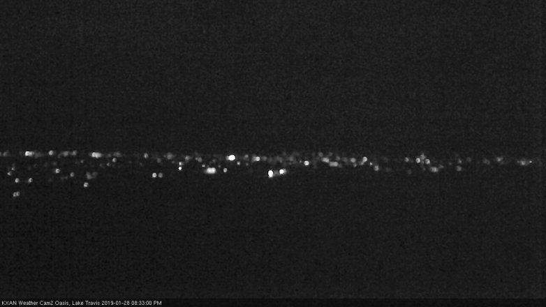 Lake Travis webcam, January 28, 2019 7:35 PM CT