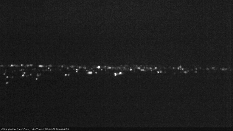 Lake Travis webcam, January 28, 2019 7:50 PM CT