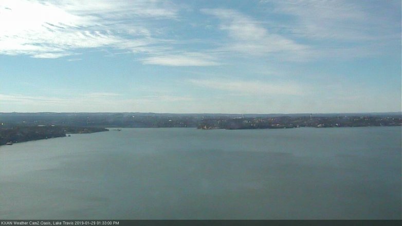 Lake Travis webcam, January 29, 2019 12:35 PM CT