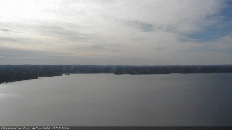 Lake Travis webcam, January 29, 2019 2:05 PM CT