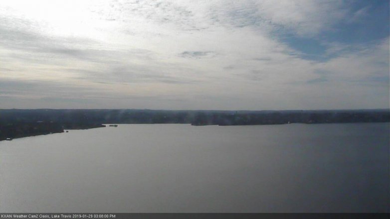 Lake Travis webcam, January 29, 2019 2:10 PM CT