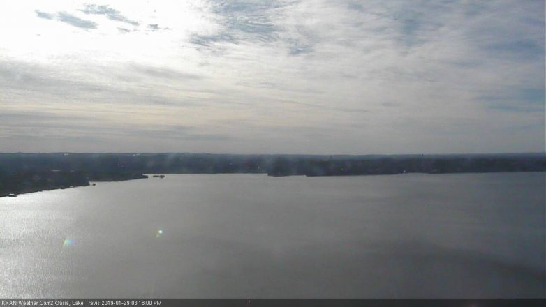 Lake Travis webcam, January 29, 2019 2:20 PM CT