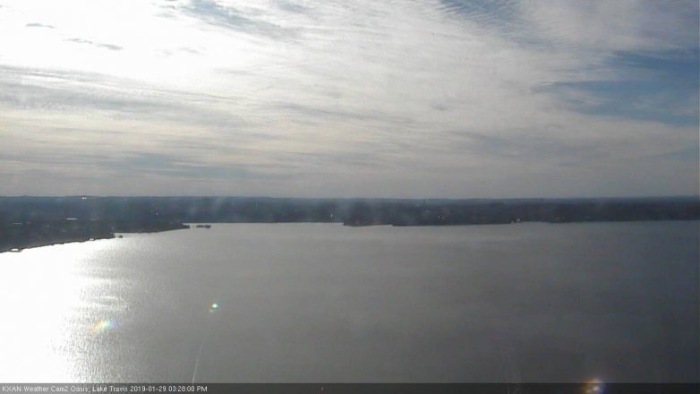 Lake Travis webcam, January 29, 2019 2:30 PM CT