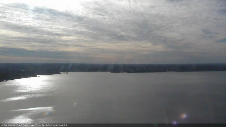Lake Travis webcam, January 29, 2019 2:50 PM CT