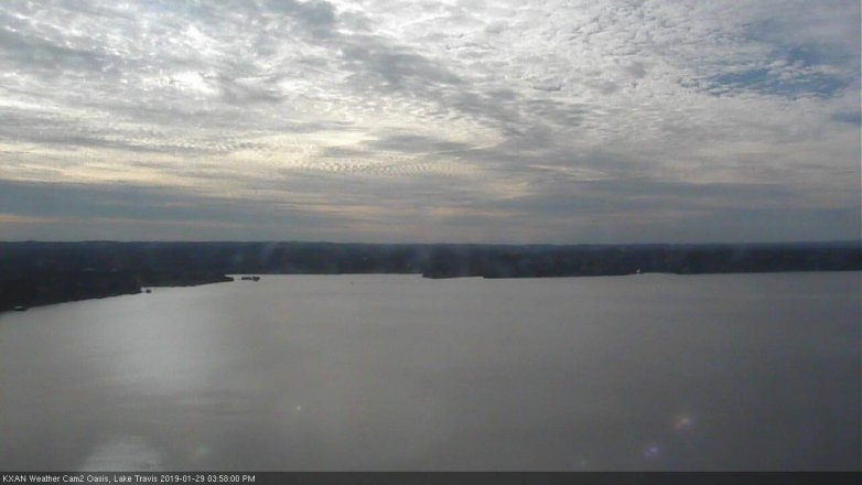 Lake Travis webcam, January 29, 2019 3:00 PM CT