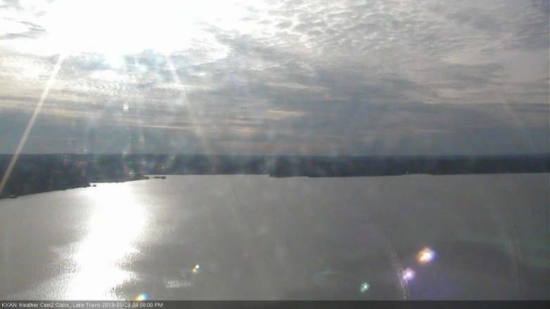 Lake Travis webcam, January 29, 2019 3:10 PM CT