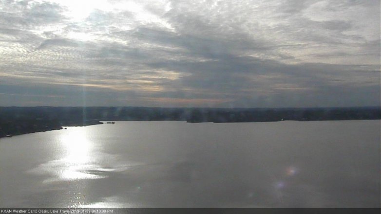 Lake Travis webcam, January 29, 2019 3:15 PM CT