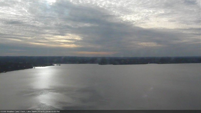 Lake Travis webcam, January 29, 2019 3:20 PM CT