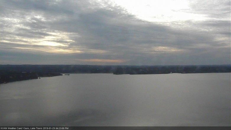 Lake Travis webcam, January 29, 2019 3:25 PM CT