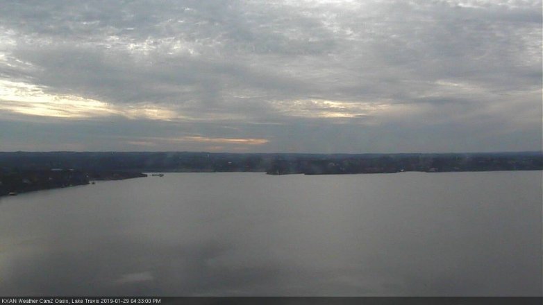 Lake Travis webcam, January 29, 2019 3:35 PM CT