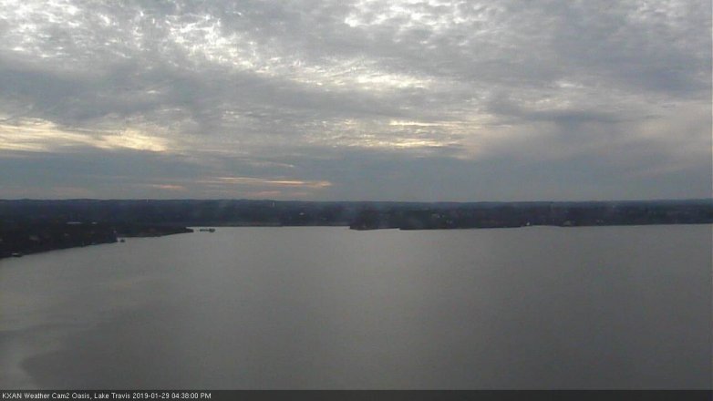 Lake Travis webcam, January 29, 2019 3:40 PM CT