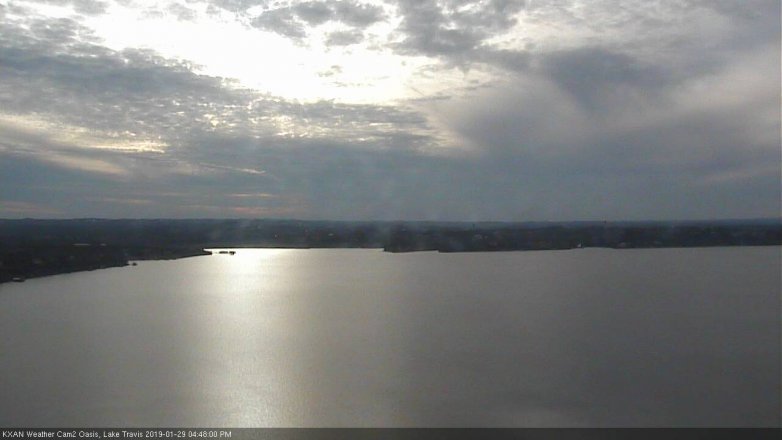 Lake Travis webcam, January 29, 2019 3:50 PM CT