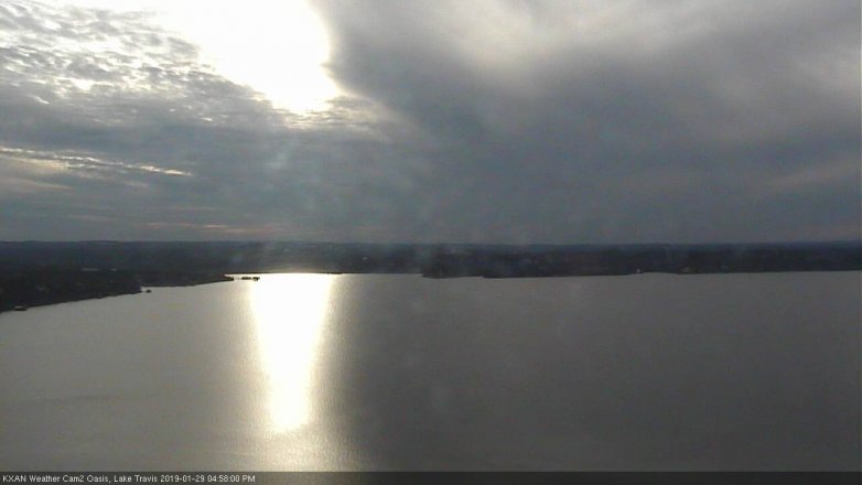 Lake Travis webcam, January 29, 2019 4:00 PM CT