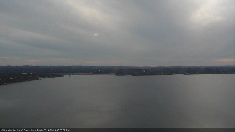 Lake Travis webcam, January 29, 2019 4:25 PM CT