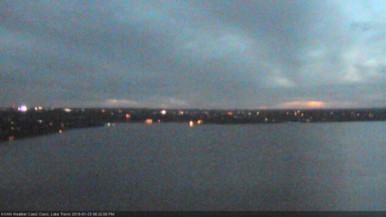 Lake Travis webcam, January 29, 2019 5:35 PM CT