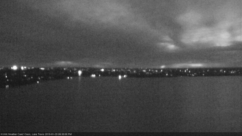 Lake Travis webcam, January 29, 2019 5:40 PM CT