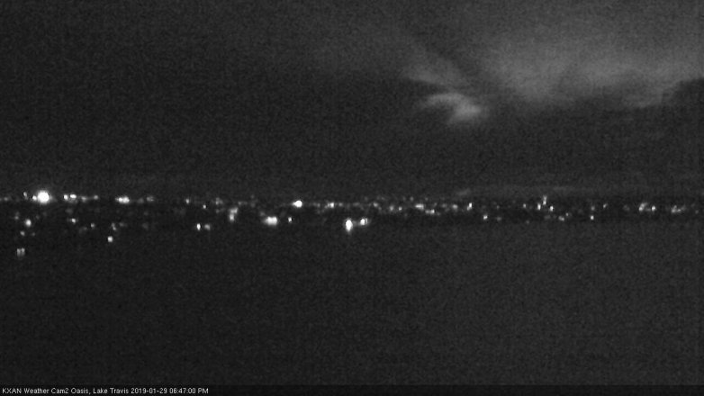 Lake Travis webcam, January 29, 2019 5:50 PM CT